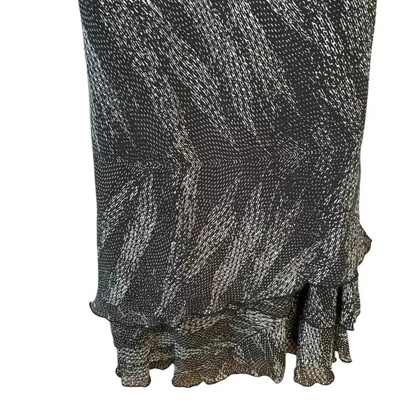 Componix Women’s Sleeveless Cowl Neck Shift Dress Size 10 Black White Cocktail - Picture 4 of 12